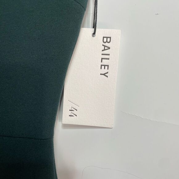 Bailey 44 Dark Green Nara Faux Leather Dress Medium- New - Picture 3 of 9